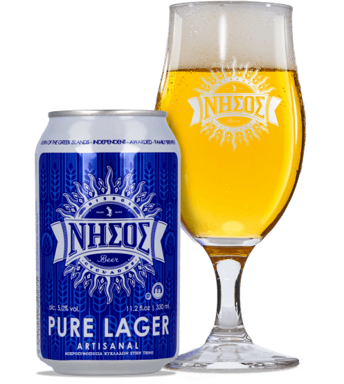 Nissos Beer-NISSOS PURE LAGER
