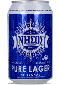 Nissos Beer-NISSOS PURE LAGER
